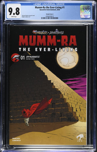 Mumm-Ra the Ever-Living #1 (2026) Graded CGC 9.8 Variant Cover J front cover