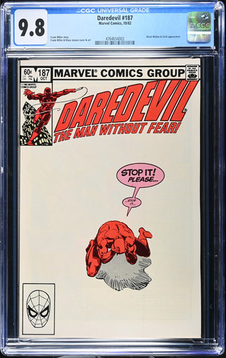 Daredevil #187 (10/82) Graded CGC 9.8 front cover