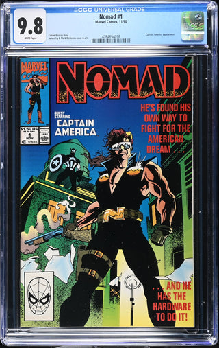 Nomad #1 (11/90) Graded CGC 9.8 front cover