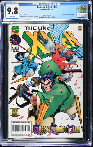Uncanny X-Men #330 (3/96) Graded CGC 9.8 front cover