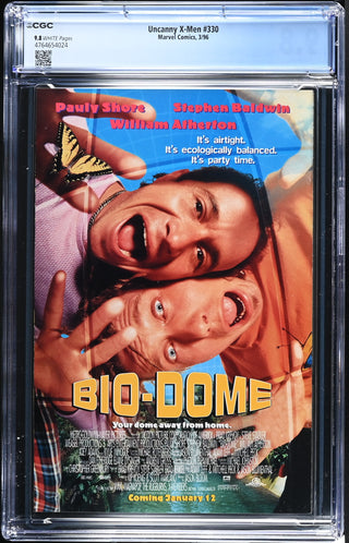 Uncanny X-Men #330 (3/96) Graded CGC 9.8 back cover