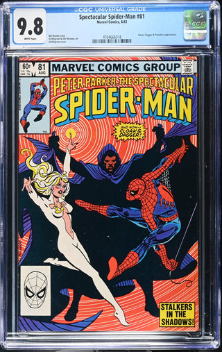 Spectacular Spider-Man #81 (8/83) Graded CGC 9.8 front cover