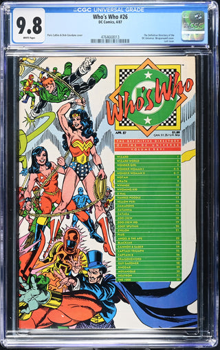 Who's Who #26 (4/87) Graded CGC 9.8