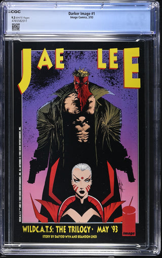Darker Image #1 (3/93) Graded CGC 9.2 back cover