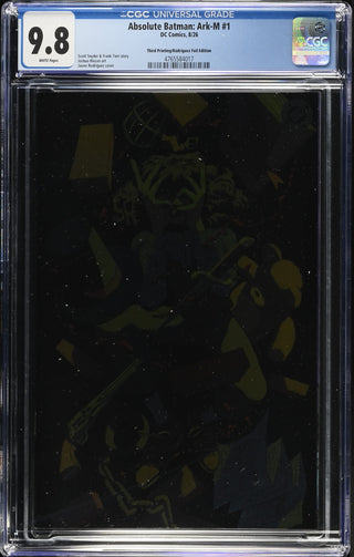 Absolute Batman: Ark-M #1 (8/26) Graded CGC 9.8 Third Printing/Rodriguez Foil Edition front cover
