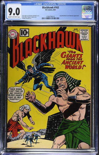 Blackhawk #163 (8/61) Graded CGC 9.0 front cover