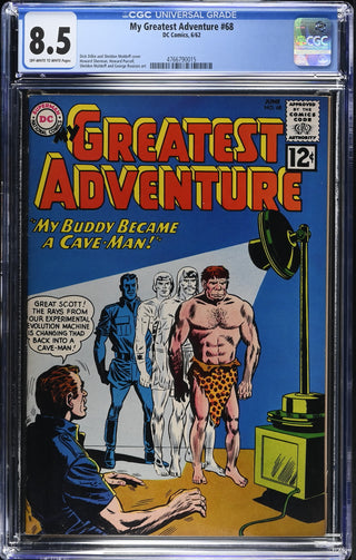 My Greatest Adventure #68 (6/62) Graded CGC 8.5 front cover