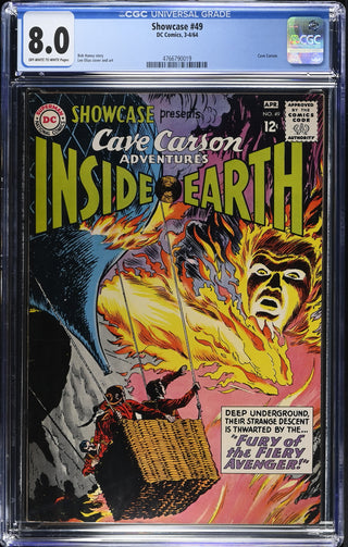 Showcase #49 (3-4/64) Graded CGC 8.0 front cover