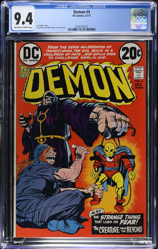 Demon #4 (12/72) Graded CGC 9.4 front cover