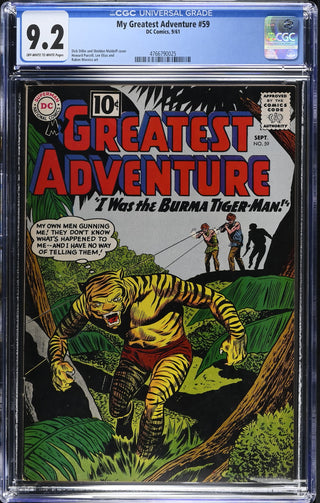 My Greatest Adventure #59 (9/61) Graded CGC 9.2 front cover