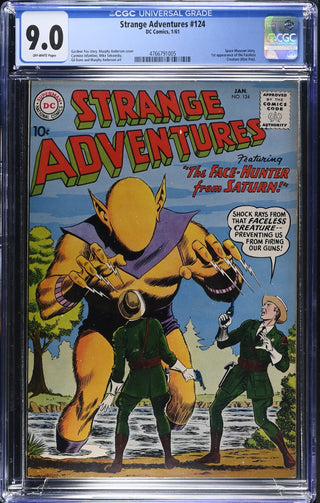 Strange Adventures #124 (1/61) Graded CGC 9.0 front cover