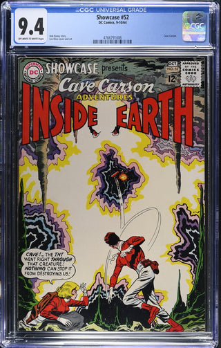 Showcase #52 (9-10/64) Graded CGC 9.4 front cover