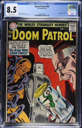 Doom Patrol #88 (6/64) Graded CGC 8.5 front cover