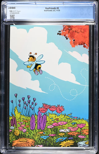 VeeFriends #8 (11/25) Graded CGC 9.8 back cover