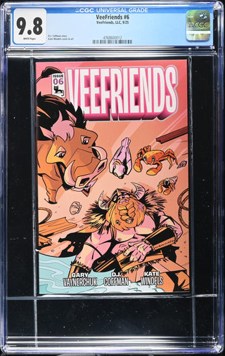 VeeFriends #6 (9/25) Graded CGC 9.8 front cover