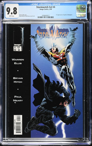 Stormwatch #v2 #4 (2/98) Graded CGC 9.8 front cover
