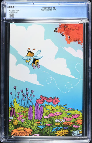VeeFriends #8 (11/25) Graded CGC 9.8 back cover