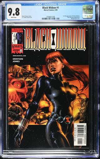 Black Widow #1 (5/99) Graded CGC 9.8 front cover