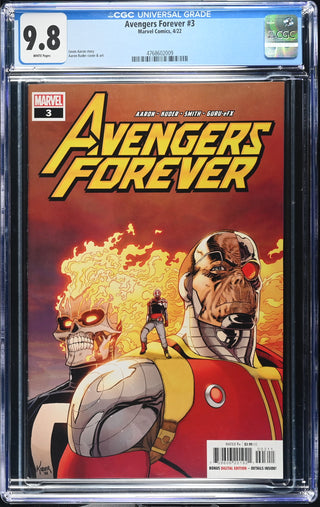 Avengers Forever #3 (4/22) Graded CGC 9.8 front cover