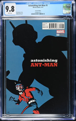 Astonishing Ant-Man #5 (4/16) Graded CGC 9.8 Variant Edition front cover