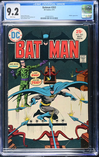 Batman #263 (5/75) Graded CGC 9.2 front cover