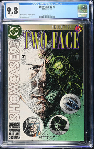 Showcase '93 #7 (7/93) Graded CGC 9.8 front cover