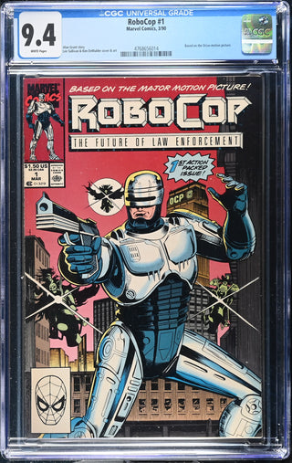 RoboCop #1 (3/90) Graded CGC 9.4 front cover