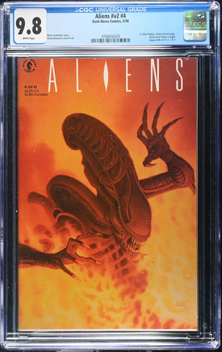 Aliens #v2 #4 (5/90) Graded CGC 9.8 front cover