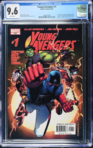 Young Avengers #1 (4/05) Graded CGC 9.6 front cover
