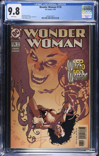 Wonder Woman #176 (1/02) Graded CGC 9.8 front cover