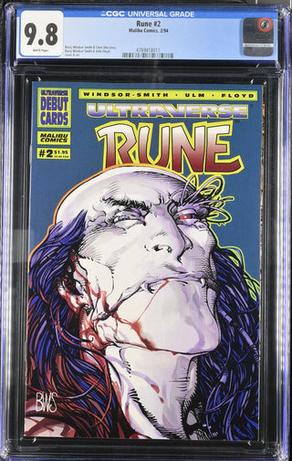 Rune #2 (2/94) Graded CGC 9.8 front cover