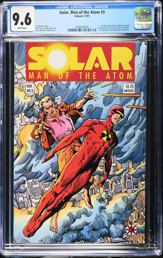 Solar, Man of the Atom #3 (11/91) Graded CGC 9.6 front cover