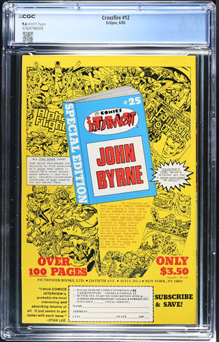 Crossfire #12 (6/85) Graded CGC 9.6