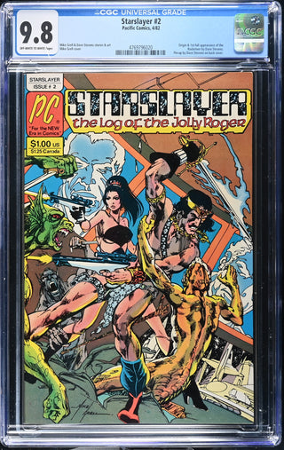 Starslayer #2 (4/82) Graded CGC 9.8 front cover