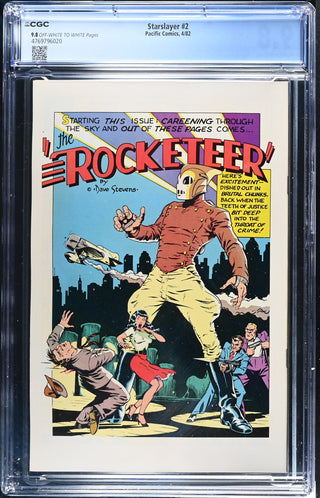 Starslayer #2 (4/82) Graded CGC 9.8 back cover
