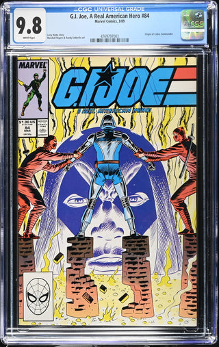 G.I. Joe, A Real American Hero #84 (3/89) Graded CGC 9.8 front cover
