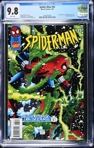 Spider-Man #65 (2/96) Graded CGC 9.8 front cover