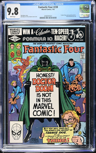Fantastic Four #238 (1/82) Graded CGC 9.8 front cover