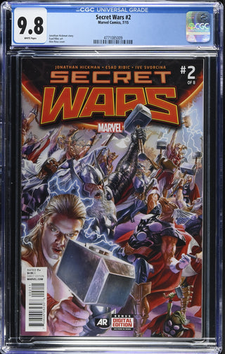 Secret Wars #2 (7/15) Graded CGC 9.8 front cover