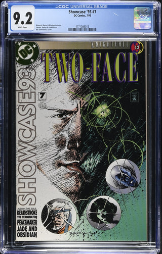 Showcase '93 #7 (7/93) Graded CGC 9.2 front cover