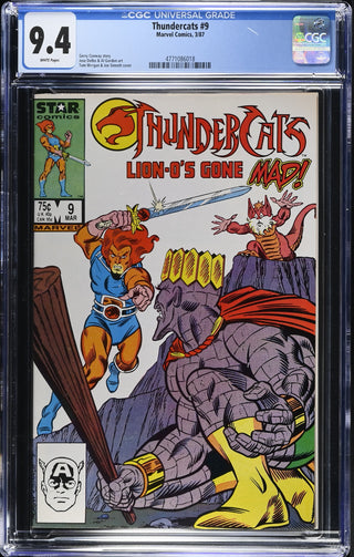 Thundercats #9 (3/87) Graded CGC 9.4 front cover