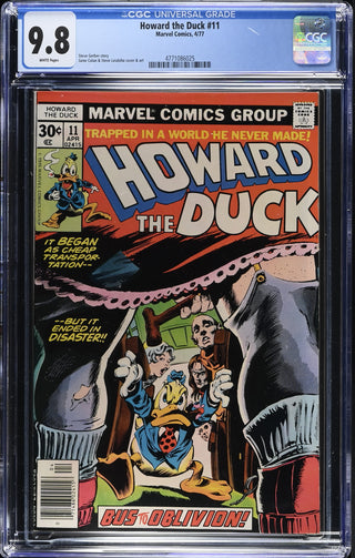Howard the Duck #11 (4/77) Graded CGC 9.8 front cover