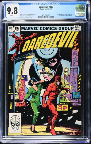 Daredevil #197 (8/83) Graded CGC 9.8 front cover