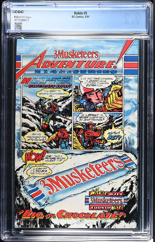 Robin #5 (5/91) Graded CGC 9.2 back cover