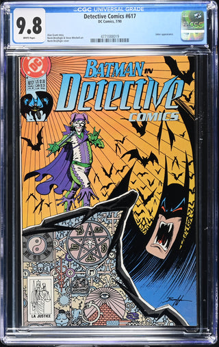Detective Comics #617 (7/90) Graded CGC 9.8 front cover