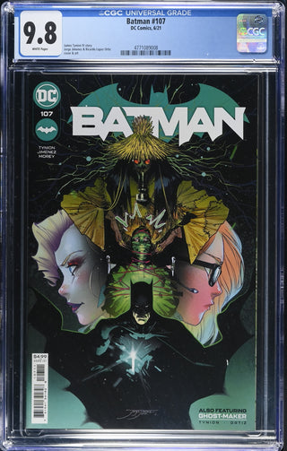 Batman #107 (6/21) Graded CGC 9.8 front cover