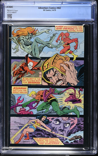 Adventure Comics #462 (3-4/79) Graded CGC 7.5 back cover