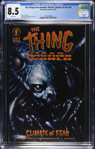 The Thing From Another World: Climate of Fear #4 (12/92) Graded CGC 8.5 front cover