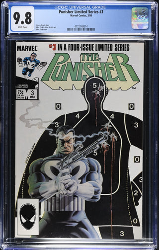 Punisher Limited Series #3 (3/86) Graded CGC 9.8 front cover