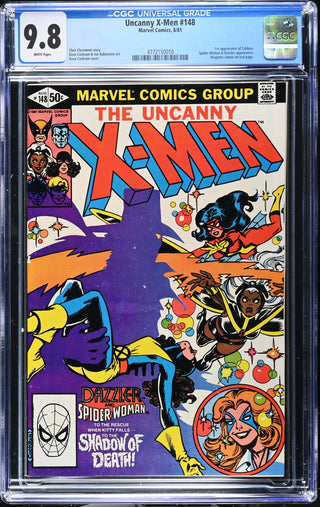 Uncanny X-Men #148 (8/81) Graded CGC 9.8 front cover
